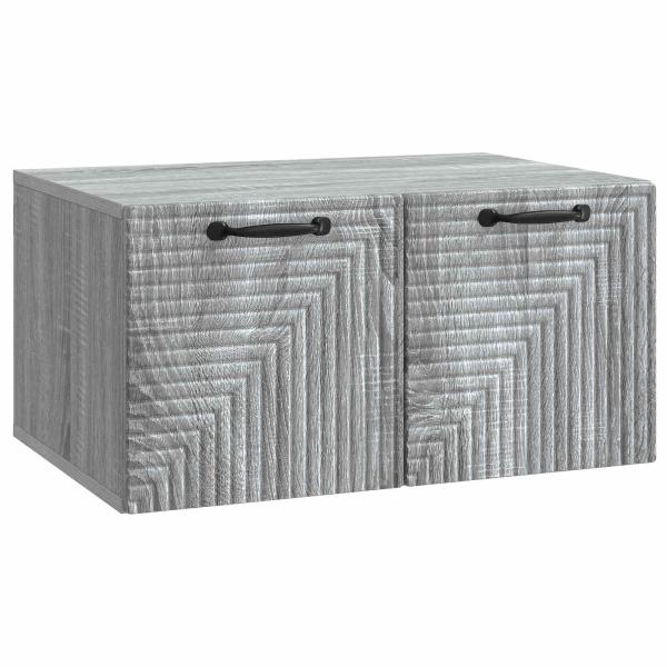 Wandmontierter TV-Schrank Graues Sonoma 59,5 x 41 x 30 cm