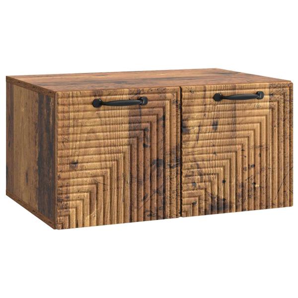 Wandmontierter TV-Schrank Altholz 59,5 x 41 x 30 cm
