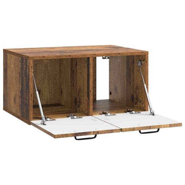 Wandmontierter TV-Schrank Altholz 59,5 x 41 x 30 cm