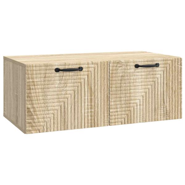 Wandmontierter TV-Schrank Sonoma-Eiche 78,5 x 41 x 30 cm