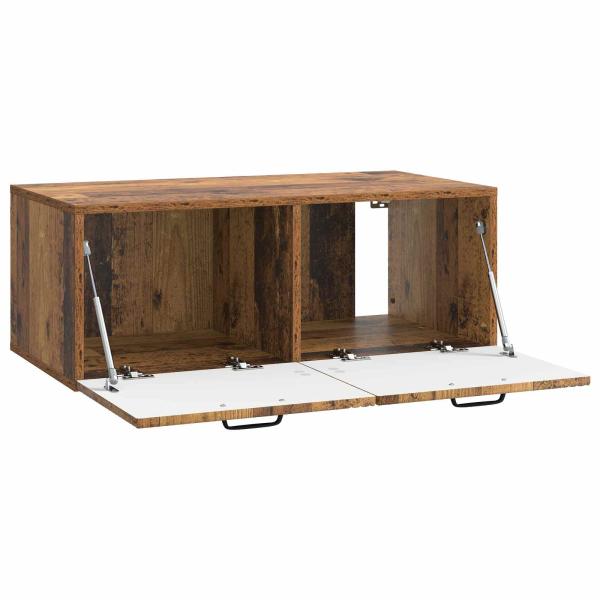 Wandmontierter TV-Schrank Altholz 78,5 x 41 x 30 cm