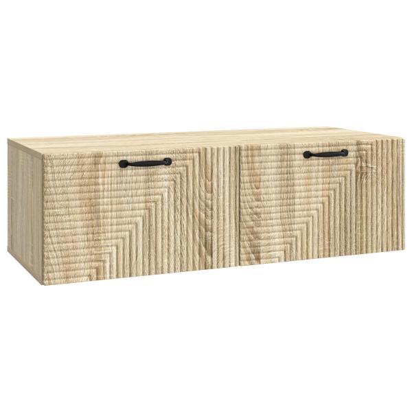 Wandmontierter TV-Schrank Sonoma-Eiche 98 x 41 x 30 cm