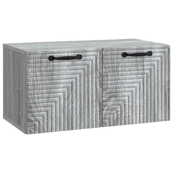 Wandmontierter TV-Schrank Graues Sonoma 59,5 x 31 x 30 cm