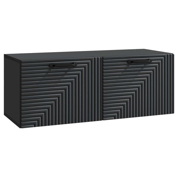 Wandmontierter TV-Schrank Schwarz 78,5 x 31 x 30 cm