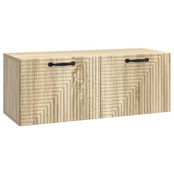 Wandmontierter TV-Schrank Sonoma-Eiche 78,5 x 31 x 30 cm