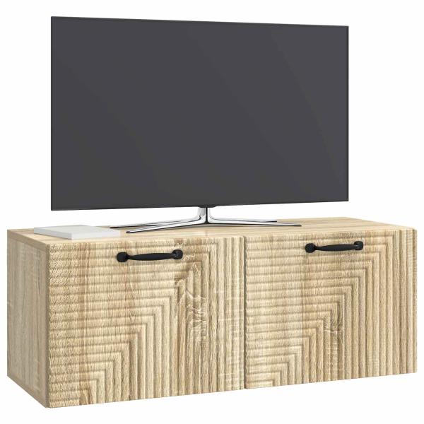 Wandmontierter TV-Schrank Sonoma-Eiche 78,5 x 31 x 30 cm