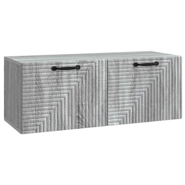 Wandmontierter TV-Schrank Graues Sonoma 78,5 x 31 x 30 cm