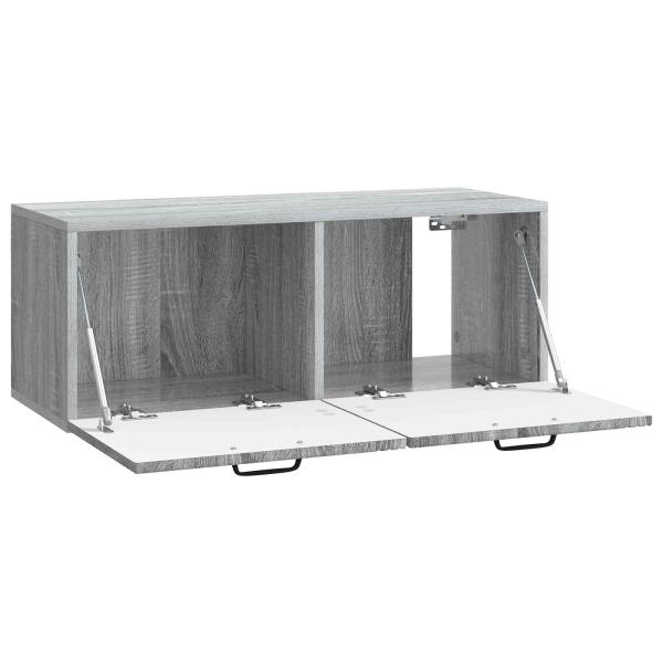 Wandmontierter TV-Schrank Graues Sonoma 78,5 x 31 x 30 cm