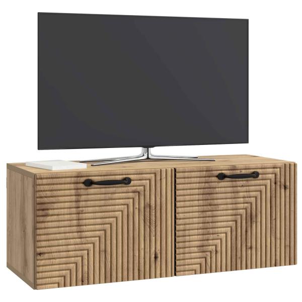 Wandmontierter TV-Schrank 78,5 x 31 x 30 cm Artisan-Eiche