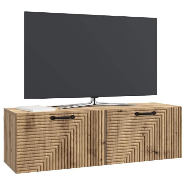 Wandmontierter TV-Schrank 98 x 31 x 30 cm Artisan-Eiche