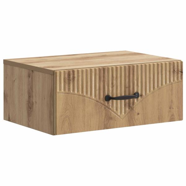 Wandmontierter Nachttisch Artisan-Eiche 49 x 34,5 x 20 cm