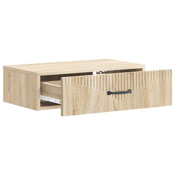 Wandmontierter Beistelltisch 59 x 34,5 x 17 cm Holzwerkstoff