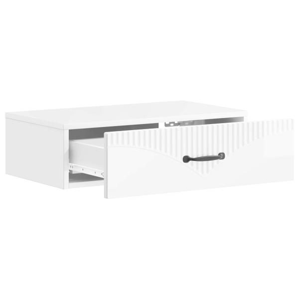 Wandmontierter Beistelltisch 59 x 34,5 x 17 cm Holzwerkstoff