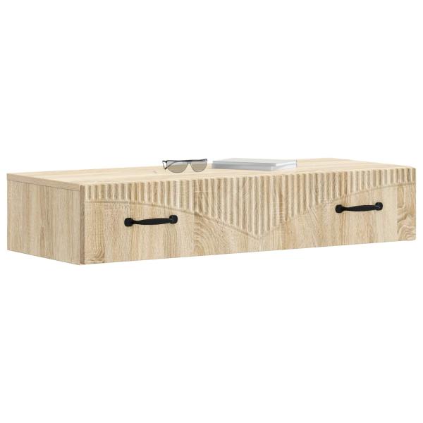Wandmontierter Beistelltisch 87,5 x 34,5 x 17 cm Holzwerkstoff