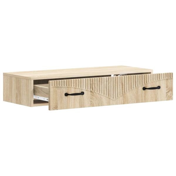 Wandmontierter Beistelltisch 87,5 x 34,5 x 17 cm Holzwerkstoff