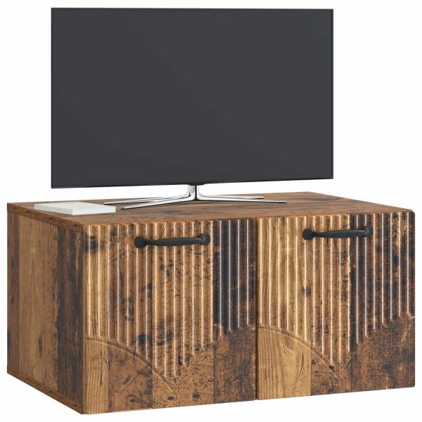 Wandmontierter TV-Schrank Altholz 59,5 x 41 x 30 cm