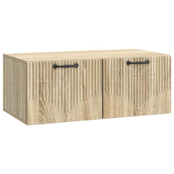Wandmontierter TV-Schrank Sonoma-Eiche 78,5 x 41 x 30 cm