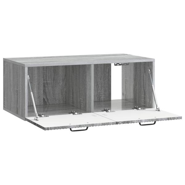 Wandmontierter TV-Schrank Graues Sonoma 78,5 x 41 x 30 cm
