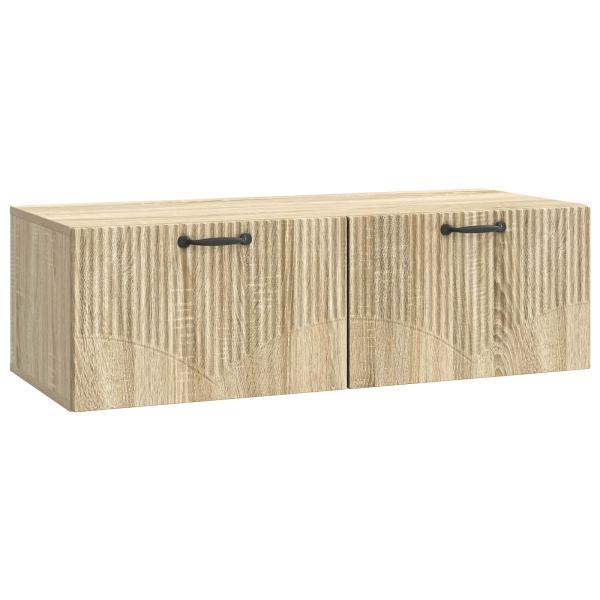 Wandmontierter TV-Schrank Sonoma-Eiche 98 x 41 x 30 cm