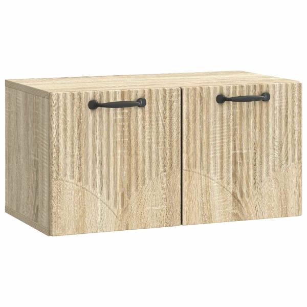 Wandmontierter TV-Schrank Sonoma-Eiche 59,5 x 31 x 30 cm
