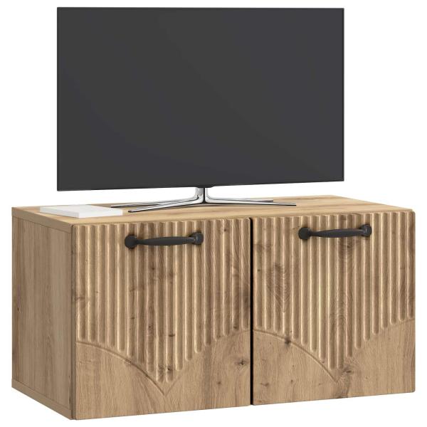 Wandmontierter TV-Schrank 59,5 x 31 x 30 cm Artisan-Eiche
