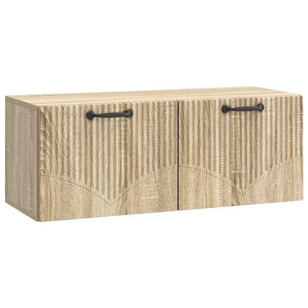 Wandmontierter TV-Schrank Sonoma-Eiche 78,5 x 31 x 30 cm