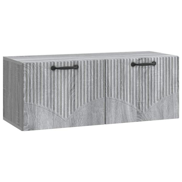 Wandmontierter TV-Schrank Graues Sonoma 78,5 x 31 x 30 cm