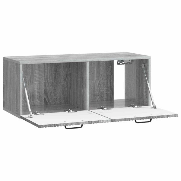 Wandmontierter TV-Schrank Graues Sonoma 78,5 x 31 x 30 cm