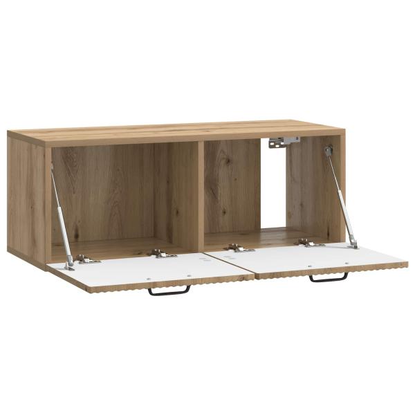 Wandmontierter TV-Schrank 78,5 x 31 x 30 cm Artisan-Eiche