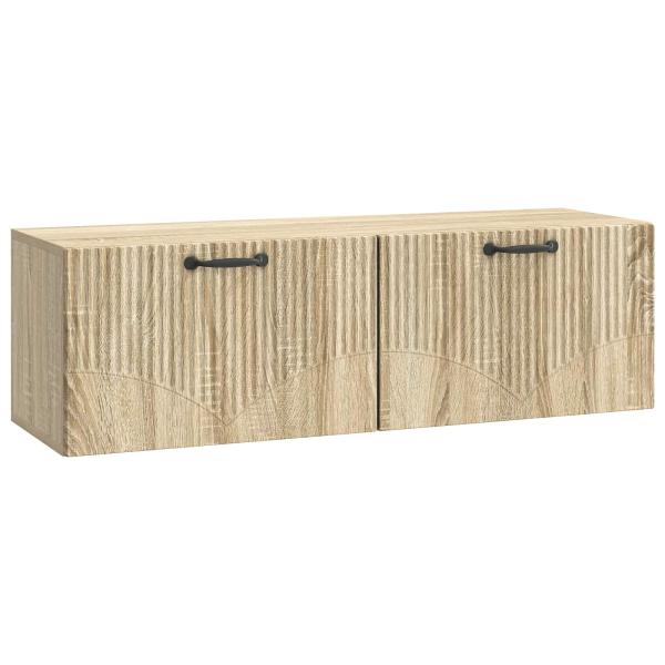 Wandmontierter TV-Schrank Sonoma-Eiche 98 x 31 x 30 cm