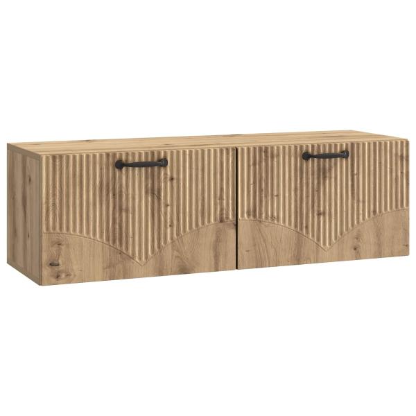 Wandmontierter TV-Schrank 98 x 31 x 30 cm Artisan-Eiche