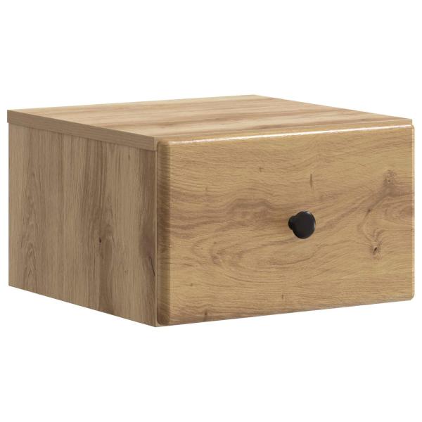 Wandmontierter Nachttisch 2 stk. Artisan-Eiche