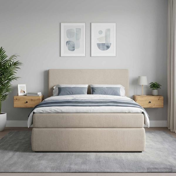 ARDEBO.de - Wandmontierter Nachttisch 2 stk. Artisan-Eiche