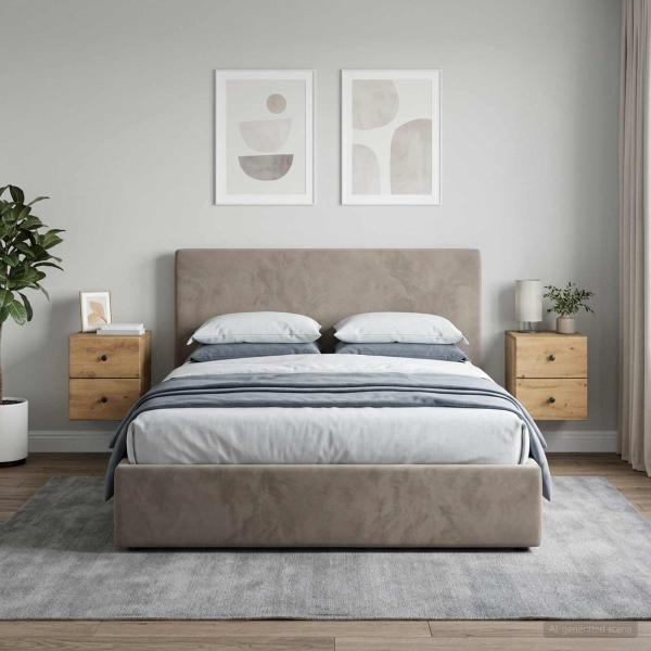 ARDEBO.de - Wandmontierter Nachttisch 2 stk. Artisan-Eiche