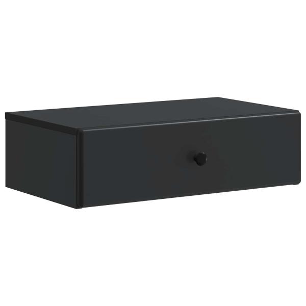 Wandmontierter Beistelltisch Schwarz 59 x 34,5 x 17 cm