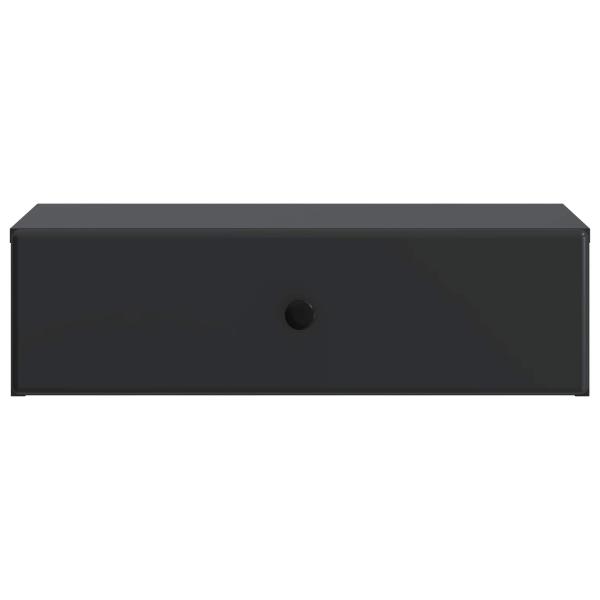 Wandmontierter Beistelltisch Schwarz 59 x 34,5 x 17 cm