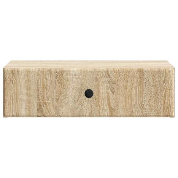 Wandmontierter Beistelltisch Sonoma-Eiche 59 x 34,5 x 17 cm