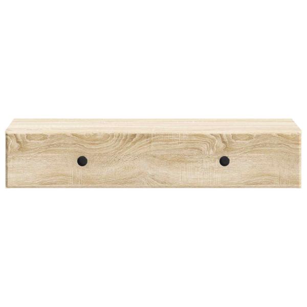 Wandmontierter Beistelltisch Sonoma-Eiche 87,5 x 34,5 x 17 cm