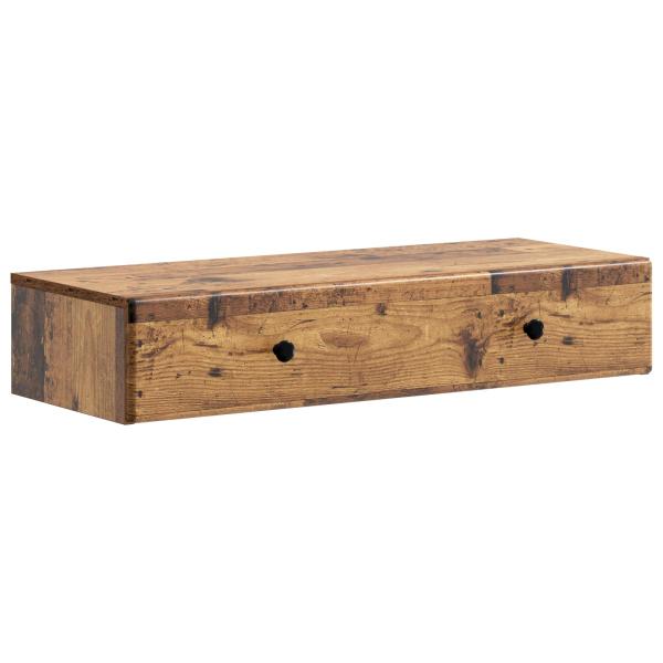 Wandmontierter Beistelltisch Altholz 87,5 x 34,5 x 17 cm