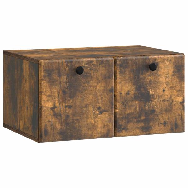 Wandmontierter TV-Schrank 59,5 x 41 x 30 cm Geräucherte Eiche