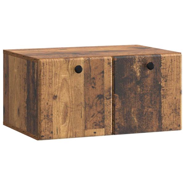 Wandmontierter TV-Schrank 59,5 x 41 x 30 cm Altholz