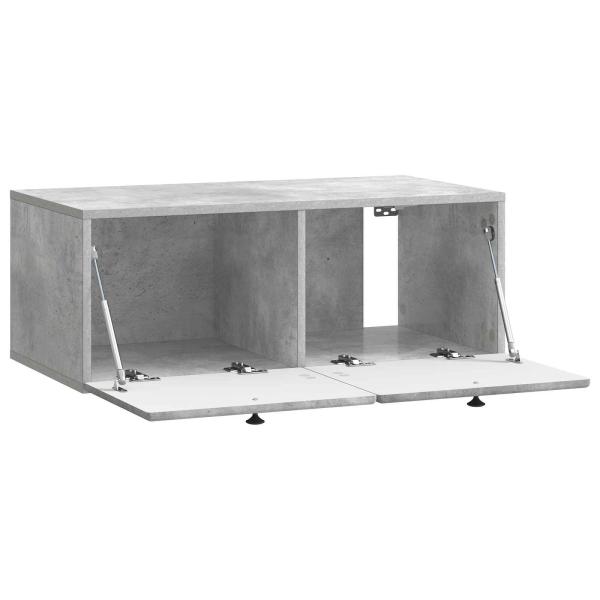 Wandmontierter TV-Schrank 78,5 x 41 x 30 cm Betongrau