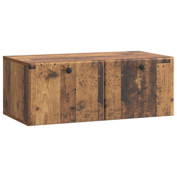 Wandmontierter TV-Schrank 78,5 x 41 x 30 cm Altholz