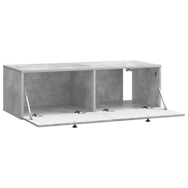 Wandmontierter TV-Schrank 98 x 41 x 30 cm Betongrau