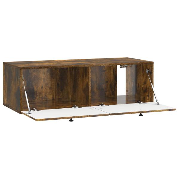 Wandmontierter TV-Schrank 98 x 41 x 30 cm Geräucherte Eiche
