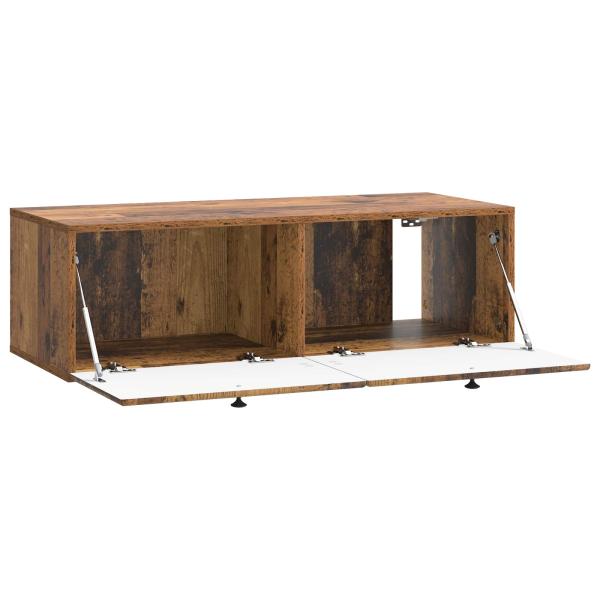 Wandmontierter TV-Schrank 98 x 41 x 30 cm Altholz Holzwerkstoff