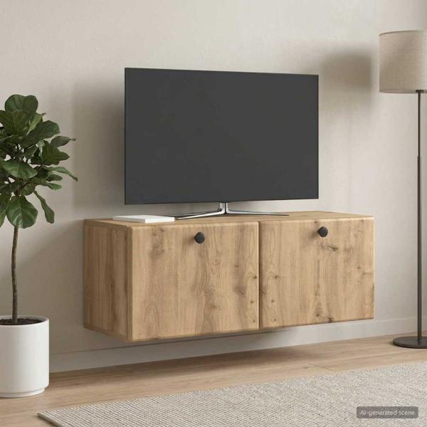 Wandmontierter TV-Schrank 78,5 x 31 x 30 cm Artisan-Eiche