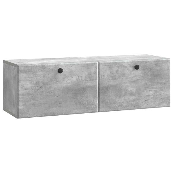 Wandmontierter TV-Schrank 98 x 31 x 30 cm Betongrau