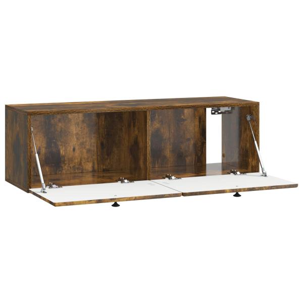 Wandmontierter TV-Schrank 98 x 31 x 30 cm Geräucherte Eiche