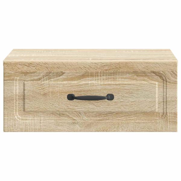 Wandmontierter Nachttisch Sonoma-Eiche 49 x 34,5 x 20 cm